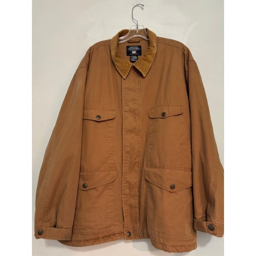 Vintage Faded Glory Men's 2XL Barn Chore Coat Jacket Plaid Corduroy Workwear